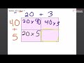Exploring 2-Digit Multiplication with Area Models