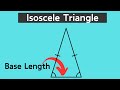 Isosceles Triangle Formulas and Concepts