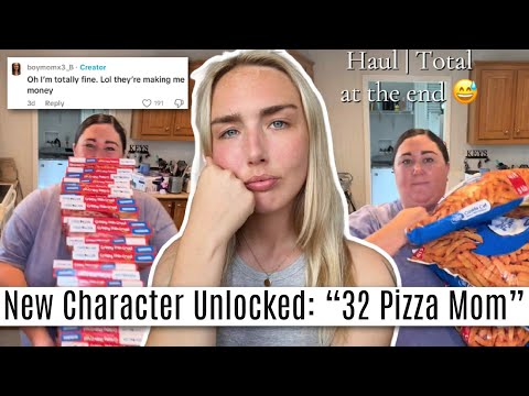 '32 Pizza Mom' Shows TikTok Her Insane Grocery Hauls