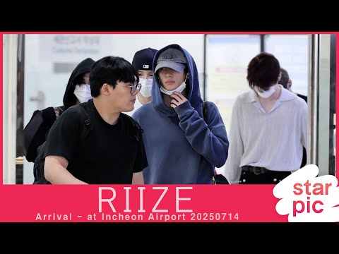 라이즈 '떠오르는 소년들' [STARPIC] / RIIZE Arrival - at Incheon Airport 20250714
