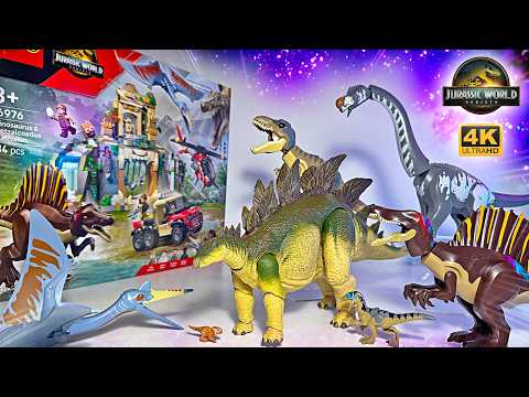 UNBOXING NEW LEGO Jurassic World Rebirth Dinosaurs & New Hammond Collection Stegosaurus & !