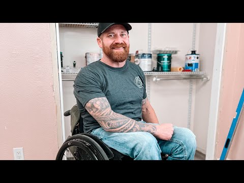 Step by Step Building a Dream Room from a Wheelchair!