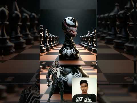 All super heros but A chess piece (part 1) 💥😱 #marvel #mcu #spiderman #venom2 #deadpool