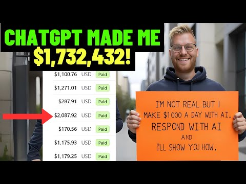 ChatGPT Made Me $1,732,432! Now I'm Giving Back. (Make Money Online With ChatGPT)