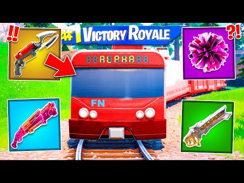 TYLKO LOOT Z POCIĄGU CHALLENGE W FORTNITE