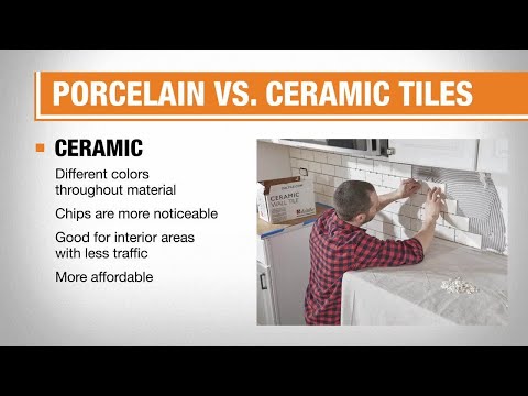 Porcelain vs. Ceramic Tiles