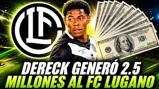 DERECK MONCADA LE GENERA 2.5 MILLONES AL FC LUGANO