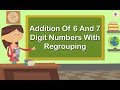 Adding Large Numbers with Regrouping