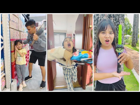 Daughter & Father in supermarket - Mother Troll Felling ‼️✋🏻 by Su Hao #shorts