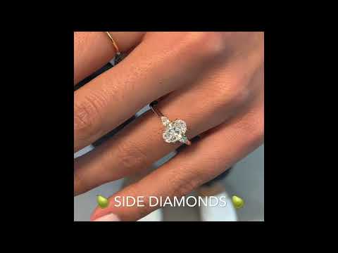 1.70 ct Oval Diamond Three-Stone Engagement ring