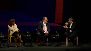 "Habeck live" am Berliner Ensemble: "Wozu 'Kulturkampf'?" mit Nora Bossong und Jürgen Kaube