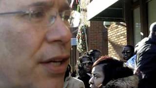 Scott Stringer NYC Borough President & Mercedes Narcisse against HOT 97 DJ Ciphas