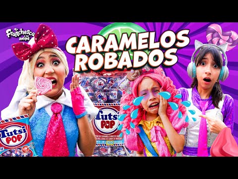 Ángela VENDE PALETAS | ROBAMOS CARAMELOS | Franchesca y sus Amigos