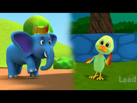 Hathi Raja & Main Tota Main Tota - हाथी राजा और मैं तोता मैं तोता | Kids Rhymes For Kids | Poems