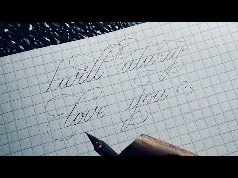 Insanely beautiful and relaxing asmr calligraphy!