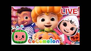 Halloween Countdown 🎃👻 JJ's Pumpkin Dance Party! 🔴LIVE CoComelon