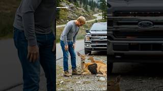 This hidden rescuer helped a deer by the roadside 😢