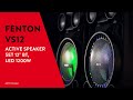 Fenton VS12 12" Bluetooth LED Karaoke Speakers with Microphones