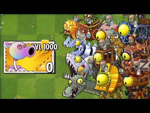 Every Random Premium Plants LEVEL 1000 Power-Up vs ALL Final Bosses Fight! - PvZ 2 Final Bosses