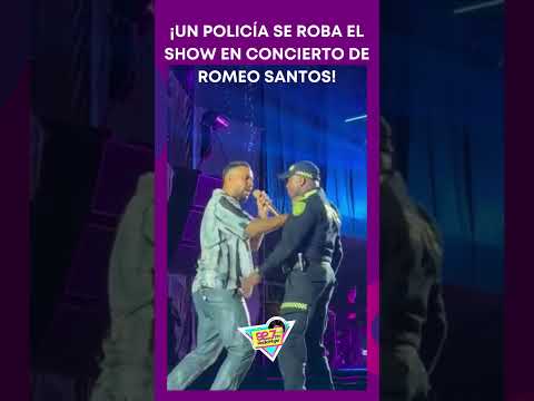 POLICIA SE VUELVE VIRAL EN CONCIERTO DE ROMEO SANTOS