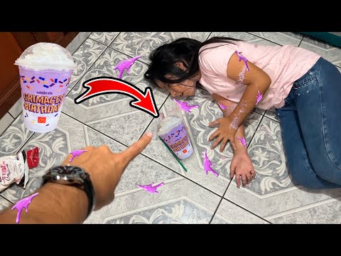 PREPARAMOS LA GRIMACE SHAKE DE MCDONALD'S Y PASO ALGO ATERRADOR... | JehxTp