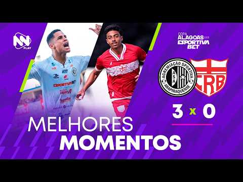 ASA Arapiraca-AL 3 x 0 CRB-AL