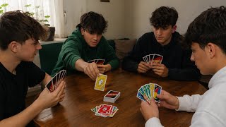 Playing online uno. And I win all games!!