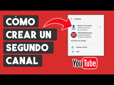 Como CREAR DOS CANALES de YOUTUBE con el mismo CORREO (2025) Tutorial Paso a Paso