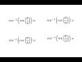 Understanding Inverse Trigonometric Functions