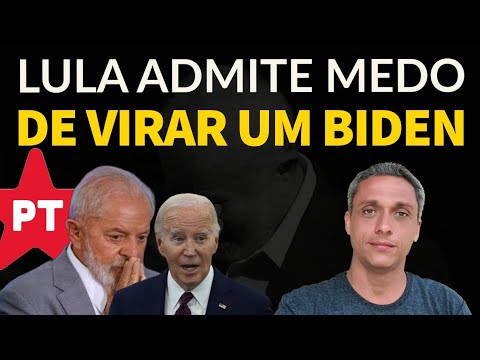 LULA admite medo de virar um BIDEN - PT sabe que LULA vai destruir o partido se for candidato