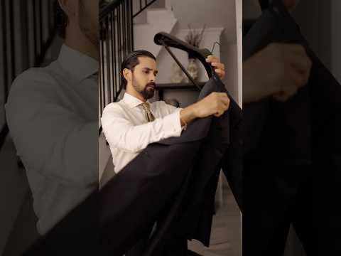 Grwm with navy blue suit. Elegant style for an elegant man. #grwn #asmr #perfume