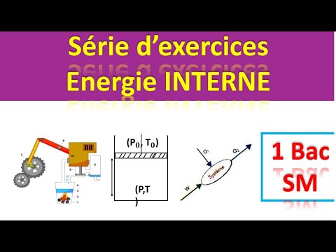 Energie interne execices corrigés 1bac SM