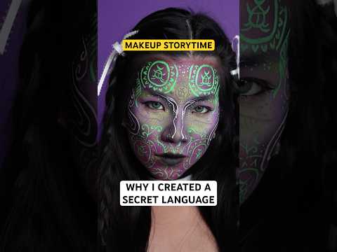 Why I created a secret language | MAKEUP STORYTIME #shorts