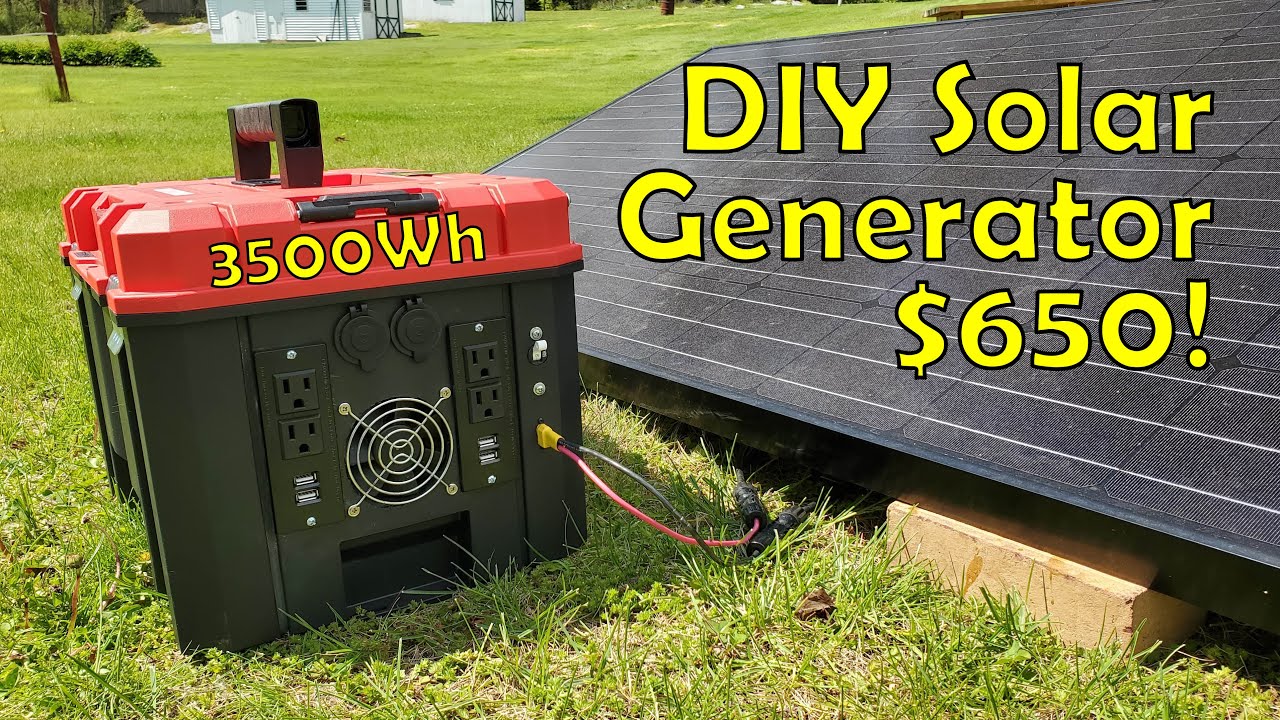 Building a 3.5kWh DIY Solar Generator for 0 – Start to Finish