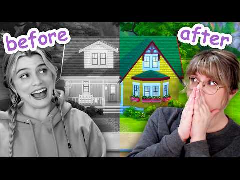 we tried building a house in black & white in the sims 4
