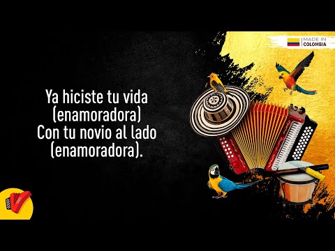 Enamoradora, Binomio De Oro De América, Video Letra - Sentir Vallenato