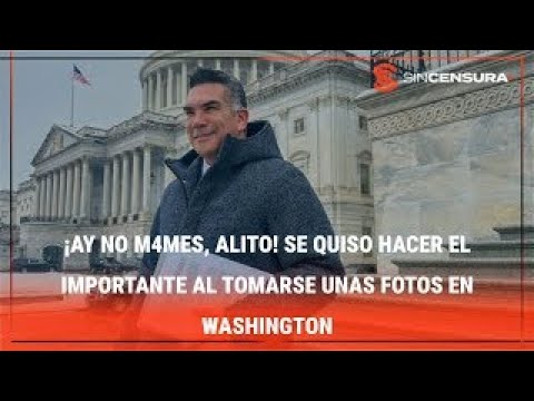 ¡AY NO M4MΕS, ALITO! Se quiso hacer el importante al tomarse unas fotos en Washington