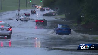 Storms cause flash flooding, downed trees in Birmingham area