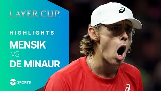 SUPER MATCH! 😮‍💨 | Jakub Mensik vs Alex De Minaur | Laver Cup 2025 Extended Highlights