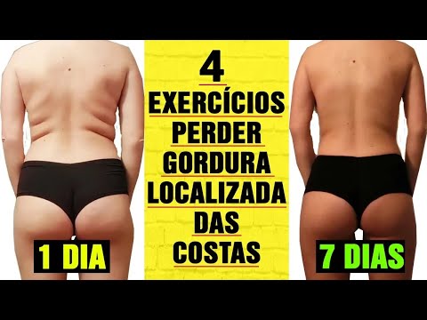 4 EXERCÍCIOS COMO PERDER GORDURINHAS DAS COSTAS E ELIMINAR GORDURA LOCALIZADA - EMAGRECER AS COSTAS