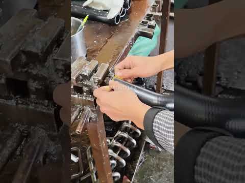 synthetic rubber hose automotive air intake hose in production #shorts #automation #supplier #rubber