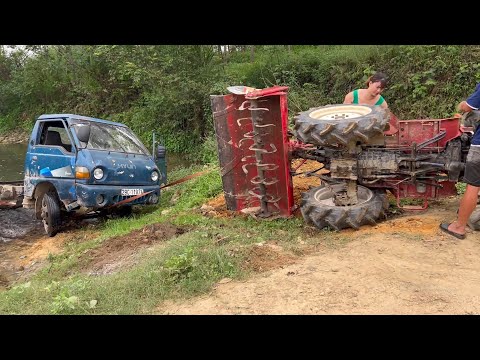 Flooded truck rescue