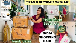 🛍️📦FESTIVE SHOPPING HAUL🇮🇳PACKAGE INDIA 🪞🪷DIWALI READY WITH ME#Stylewidsus