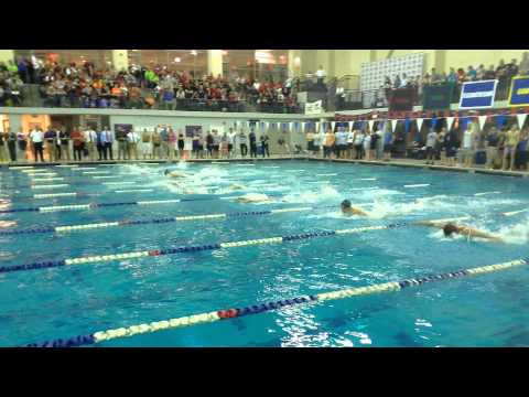 Morgan Richter's Landmark Title-Winning 100 Fly Race - 2/14/15 thumbnail