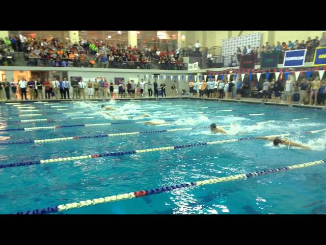 Morgan Richter's Landmark Title-Winning 100 Fly Race - 2/14/15