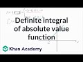 Understanding Definite Integrals and Absolute Value Functions