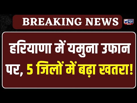 Haryana Flood News:  Haryana के पांच जिलों में बढ़ा खतरा,  Alert से ऊपर बह रहा पानी |