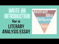 Literary Analysis and Funnel Method