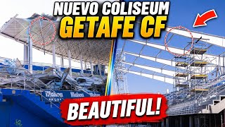 AMAZING! CAN'T WAIT! NEW COLISEUM GETAFE UPDATE — THE TRANSFORMATION CONTINUES! ROOF, NEW STAND