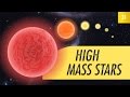Exploring the Life Cycle of High Mass Stars